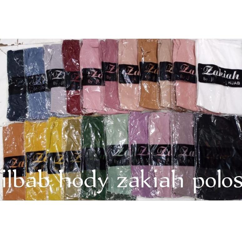 {UMI.22Jn22ᶻ} ORIGINAL ZAKIAH - Khimar Jilbab hodi Hody Ceruty Zakiah polos