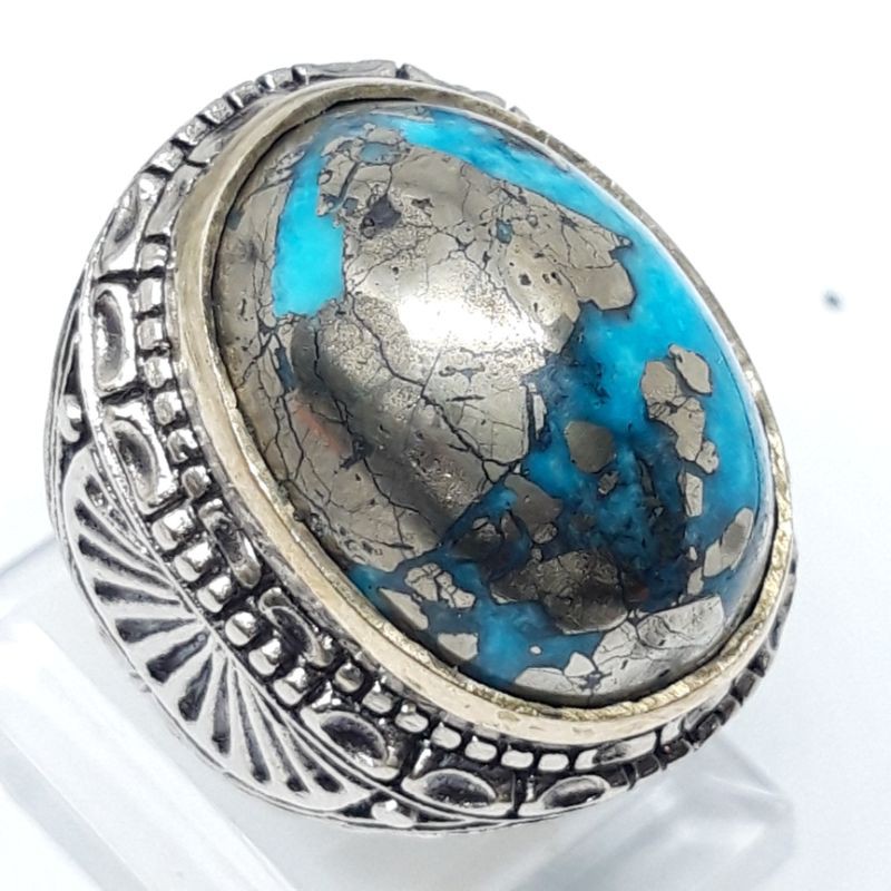 BATU CINCIN PIRUS PERSIA BIRU