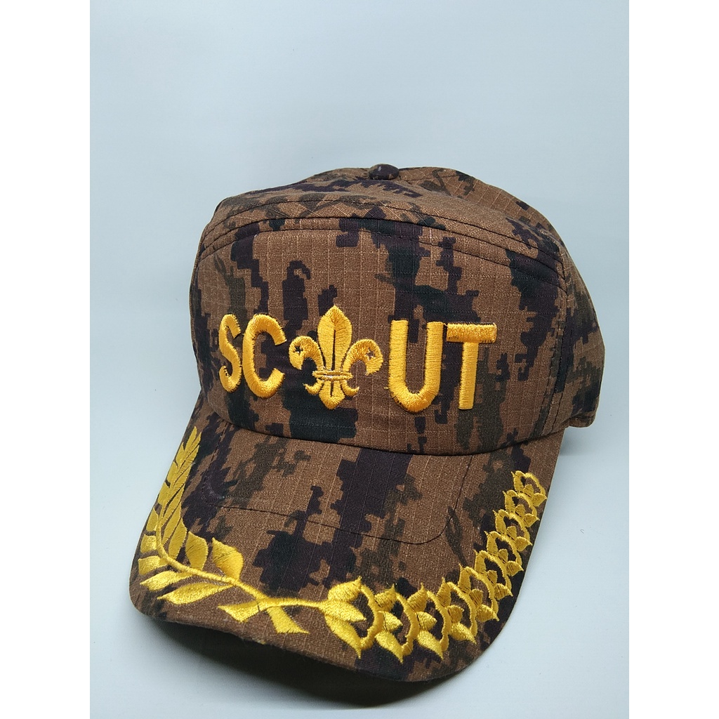 Topi Rimba Pramuka Scout Loreng