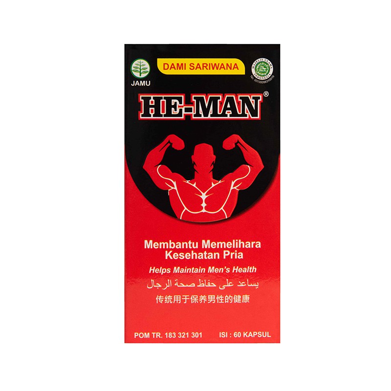 He Man 60 Kapsul - Dami Sariwana - Menambah stamina pria