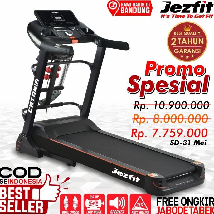 Alat Fitness Treadmill Elektrik Alat Olahraga Lari Jezfit Catania