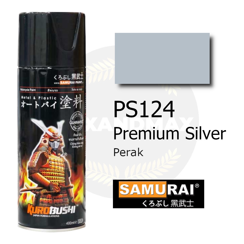 Samurai Paint PS124 Premium Silver 400 ml - Cat Semprot