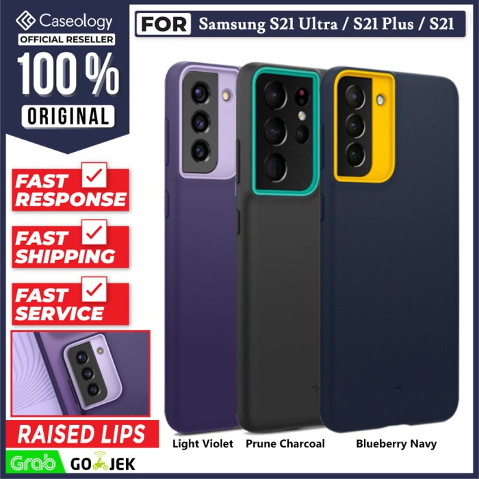 Case Samsung Galaxy S21 Ultra Plus Caseology Nano Pop Softcase Casing