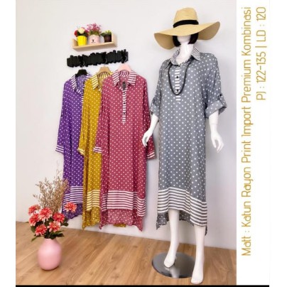 TUNIK WANITA JUMBO TERBARU 5 XL / TUNIK IMPORT / TUNIK RAYON / ATASAN WANITA JUMBO