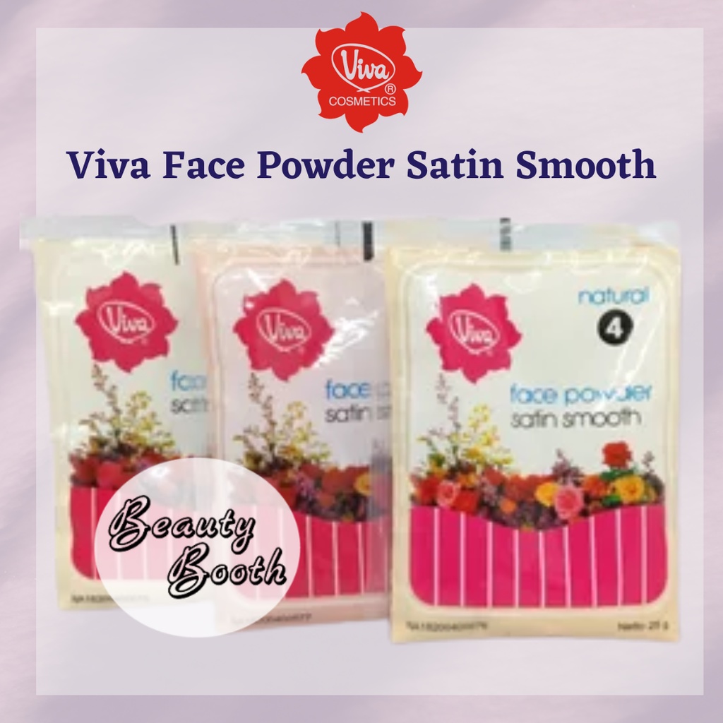 Viva 10 / 15 / 25g Face Powder Satin Smooth Zak Sachet refill bedak tabur Besar Mini Super