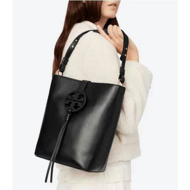 Tory burch miller hobo bag tas original black