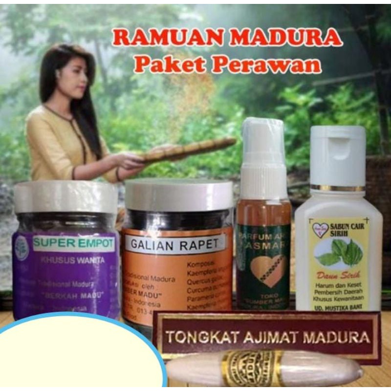 PAKET PERAWAN / JAMU HARUMITA / TONGKAT MADURA / JAMU SARI RAPET /  RAMUAN ASLI MADURA