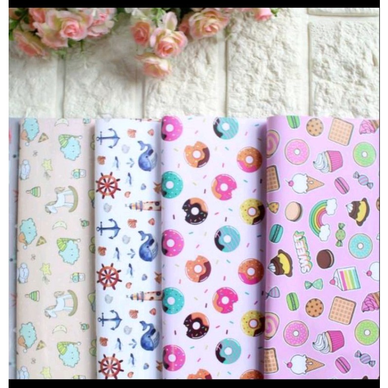 Kertas Kado Motif Random