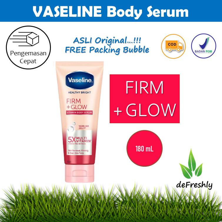 ❤ defreshly ❤ Vaseline Hand Body Lotion Serum | Soft Glow | Firm Glow | Fresh Glow | Hijab Bright - Serum Kulit, Serum Badan, Serum Glow (180 Ml)