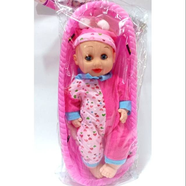 Mainan boneka + tempat tidur boneka susan barbie