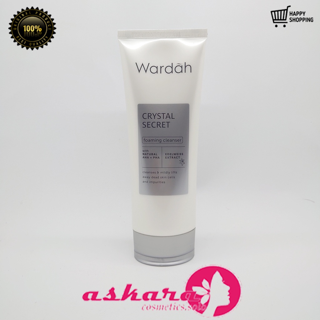 Wardah Crystal Secret Foaming Cleanser 100 ml / Wardah Crystal Secret Series