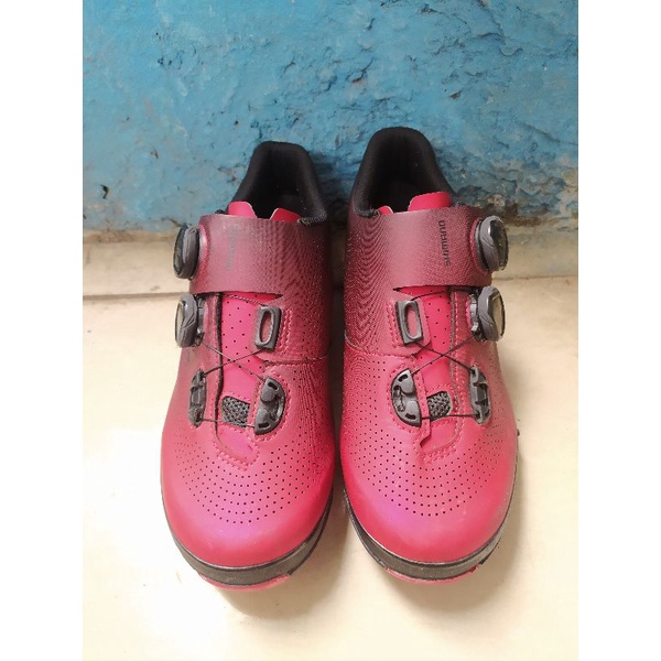 shimano xc701 mtb size 41 sepatu cleat sepeda gunung seken second bekas