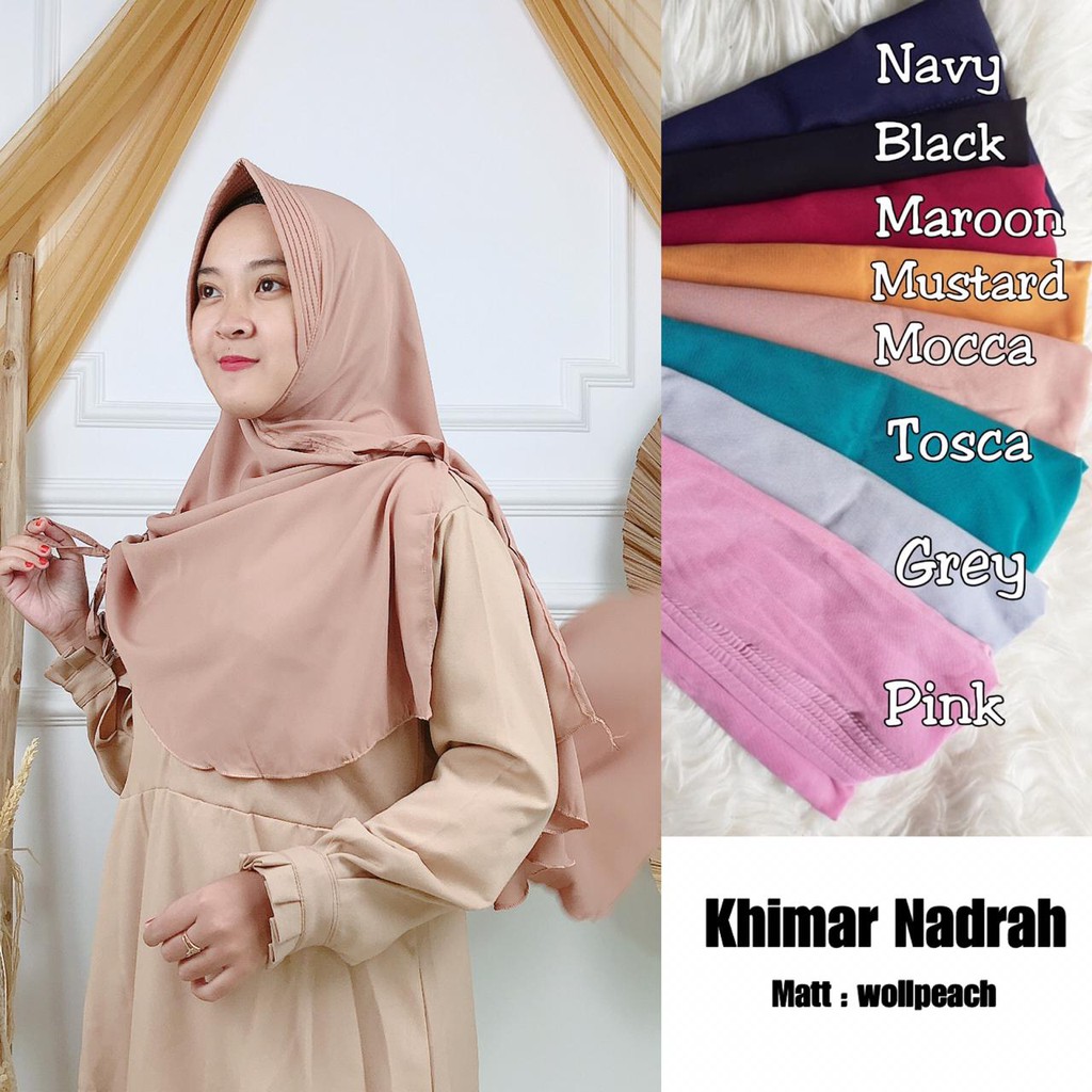 Khimar Nadrah Serut