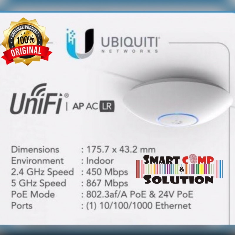 Ubiquiti Unifi Long Range UBNT AP AC LR (Access Point) UBIQUITY