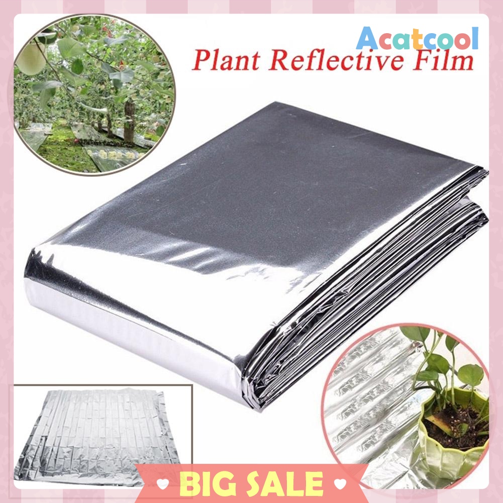 210x120cm Reflective Film Plants Garden Greenhouse Covering Foil Sheets