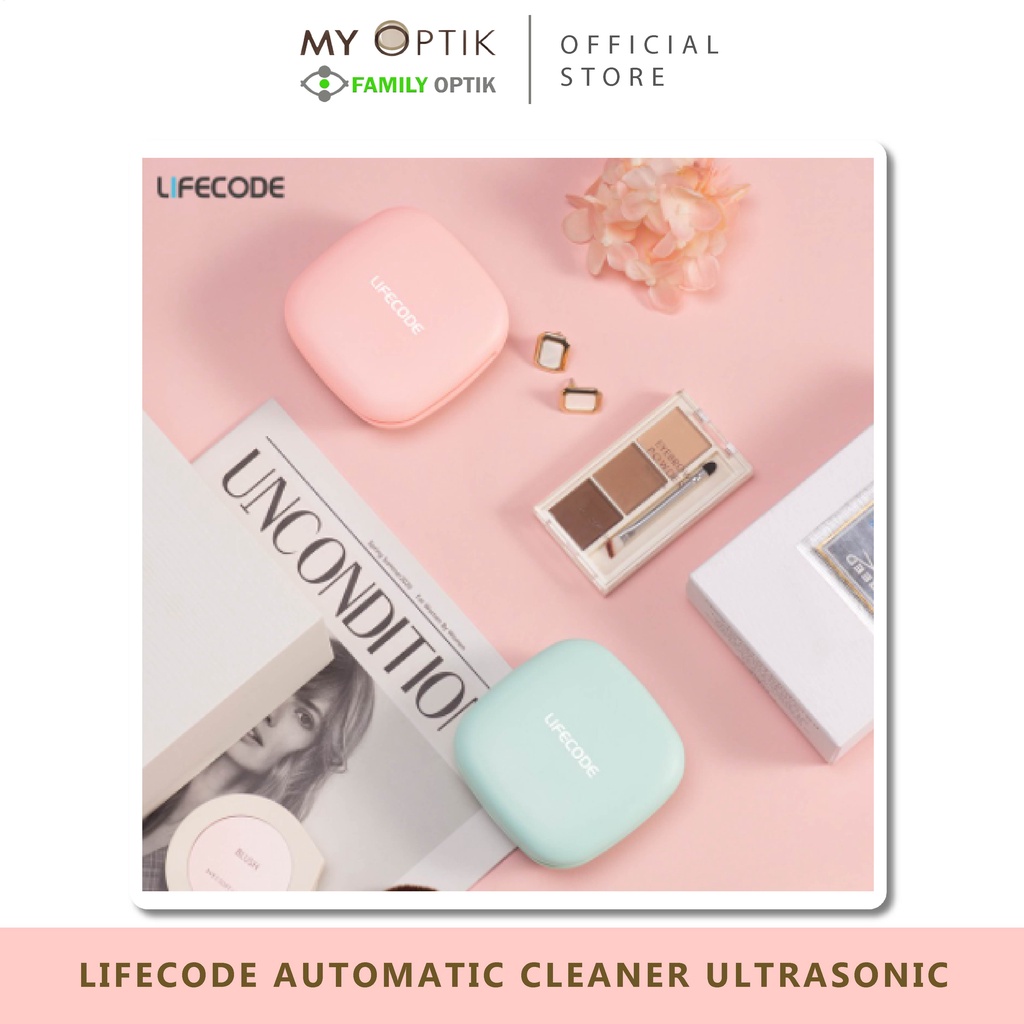 Lifecode Double automatic cleaner ultrasonic (alat pembersih softlens)