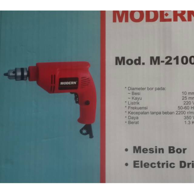 Mesin Bor listrik Modern M 2100 C
