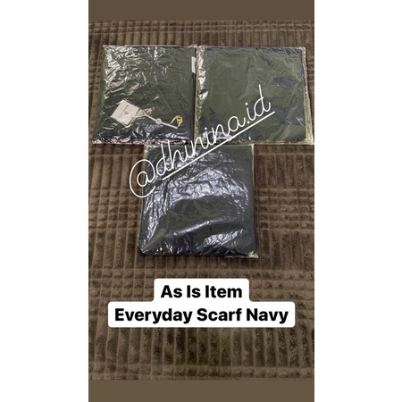 As Is Buttonscarves Everyday Scarf Navy