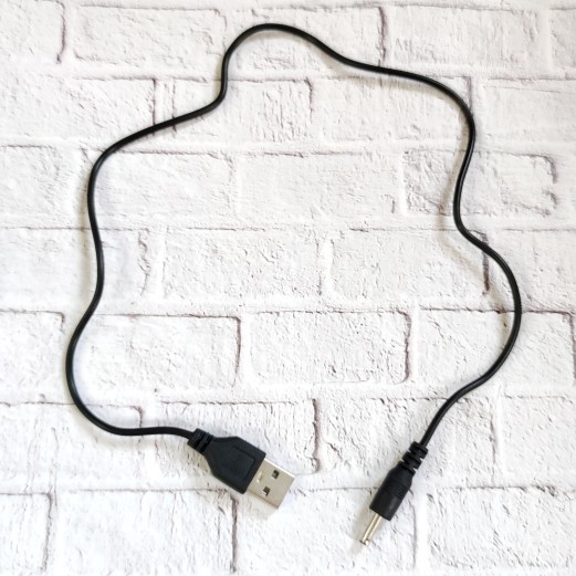 Kabel USB 5V to DC 3.5MM Jack Kecil 5 Volt 1 Ampere / Kabel Power Jack