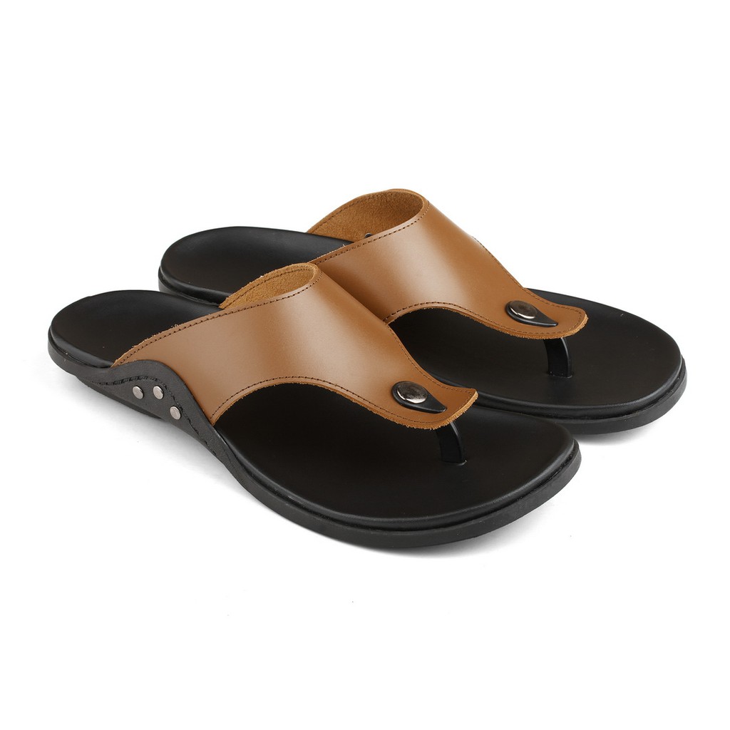 Sandal Pria ROMENACO LCL02 BLACK | BLACK TAN