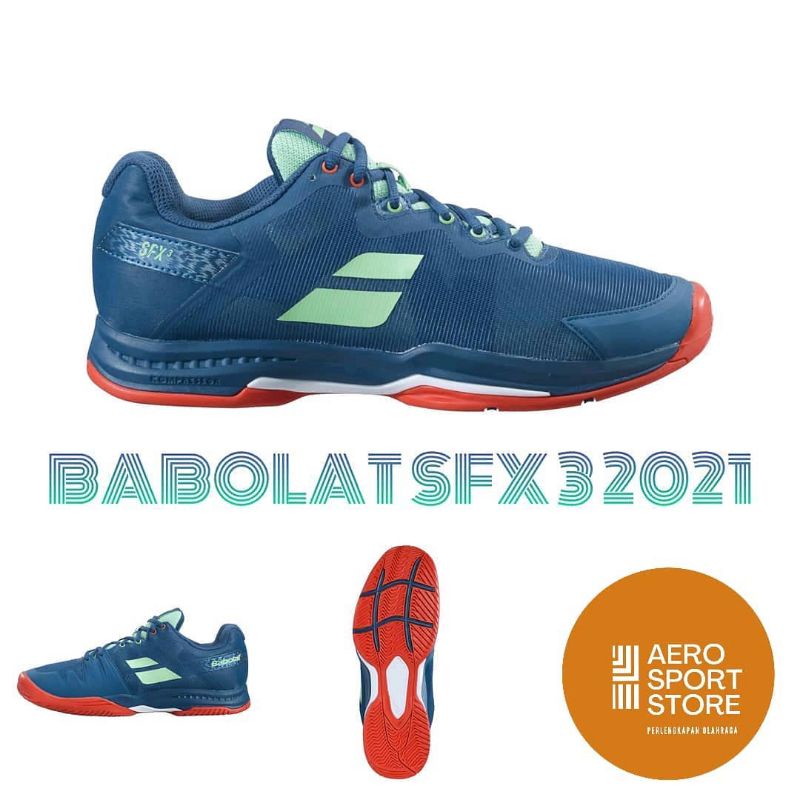 [ SEPATU TENIS LAPANGAN BABOLAT SFX 3 2021 ]