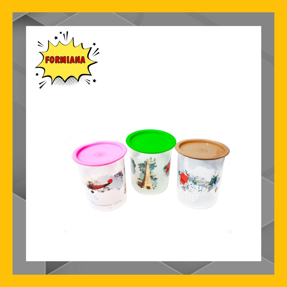 FM - Toples Sealware Calista odate Motif 1 kg / Toples penyimpan makanan / Tople Plastik Calista