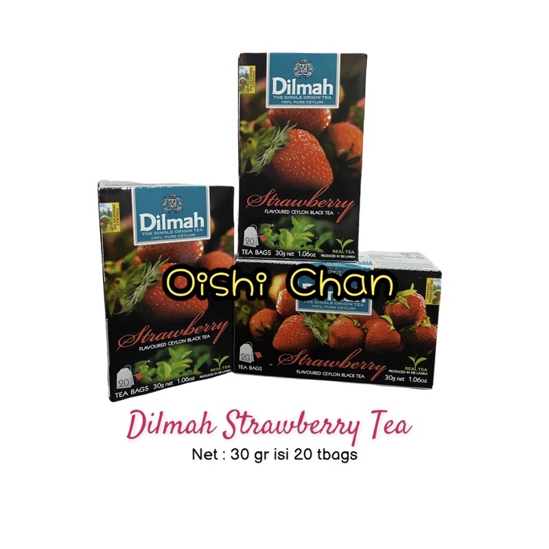 

Dilmah Strawberry Tea 20 bags - 30gr