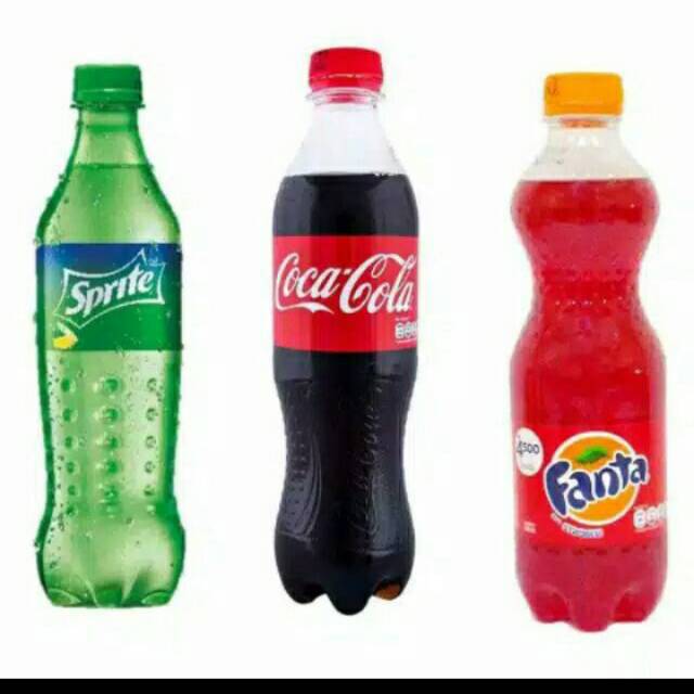 

Fanta /Coca-Cola/sprite 390 per pak isi 12 botol