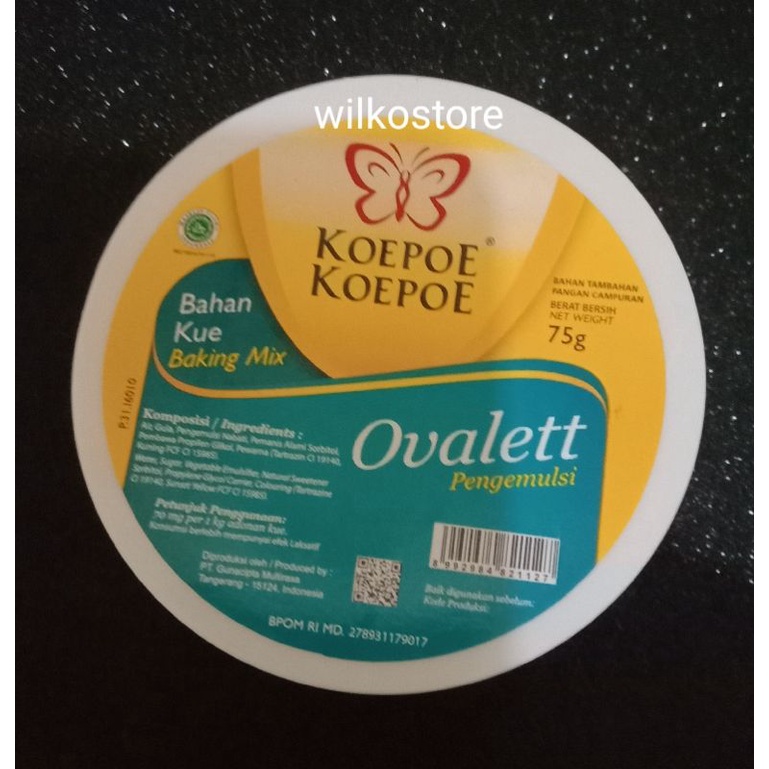 

OVALETT KOEPOE KOEPOE 75GR