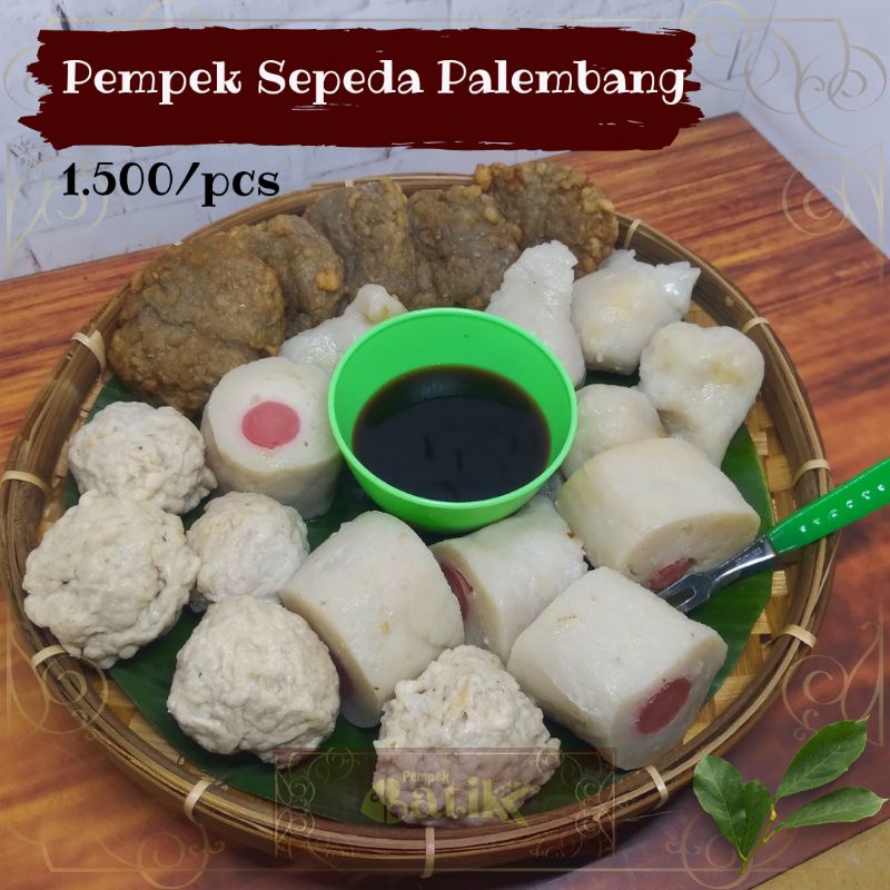 

Pempek Sepeda Palembang Empek empek Ikan Kakap 20pcs