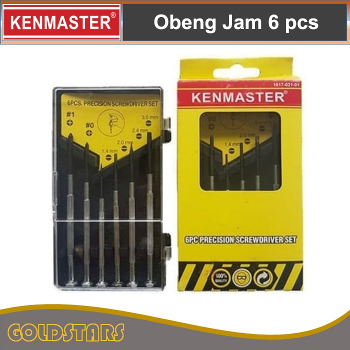 Obeng Jam Set 6pcs Kenmaster Obeng Jam Precision Screwdriver