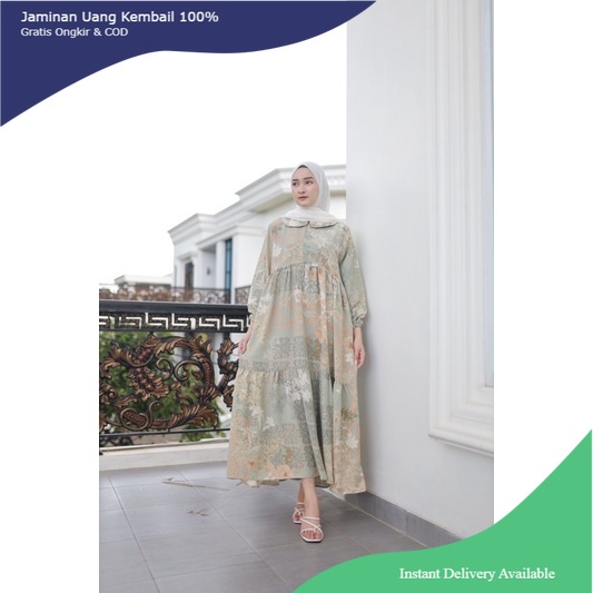 Misi Dress- Long Dress muslim pesta baju gamis hijab fashion pakaian kondangan wanita kekinian trend