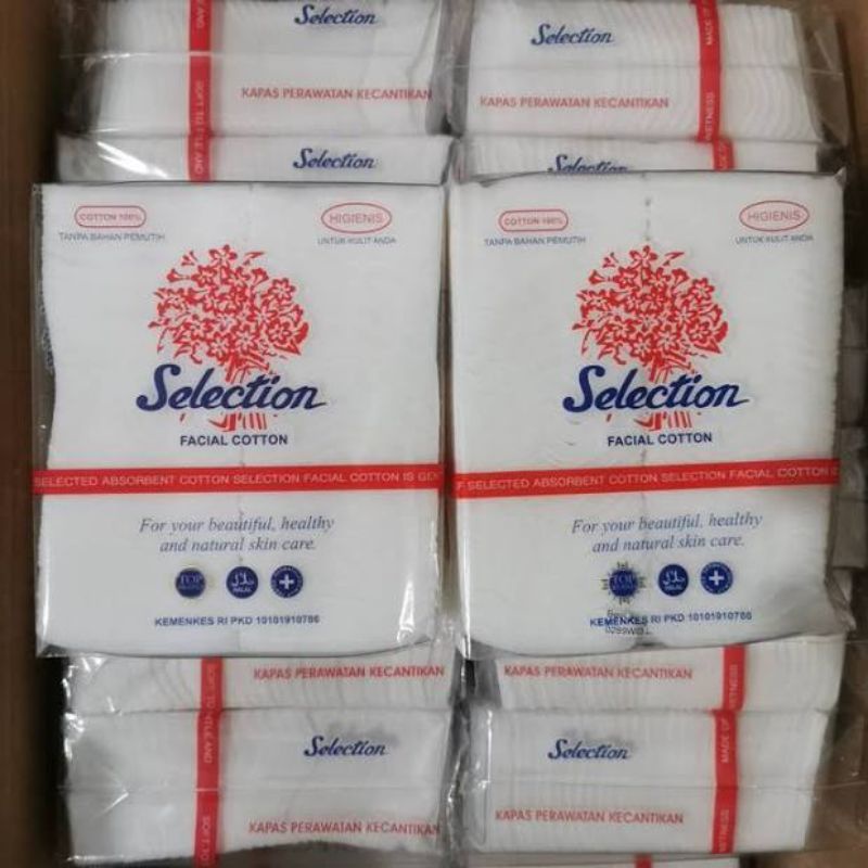 ORIGINAL KAPAS SELECTION FACIAL COTTON 35 GRAM / KAPAS PEMBERSIH WAJAH MAKE UP