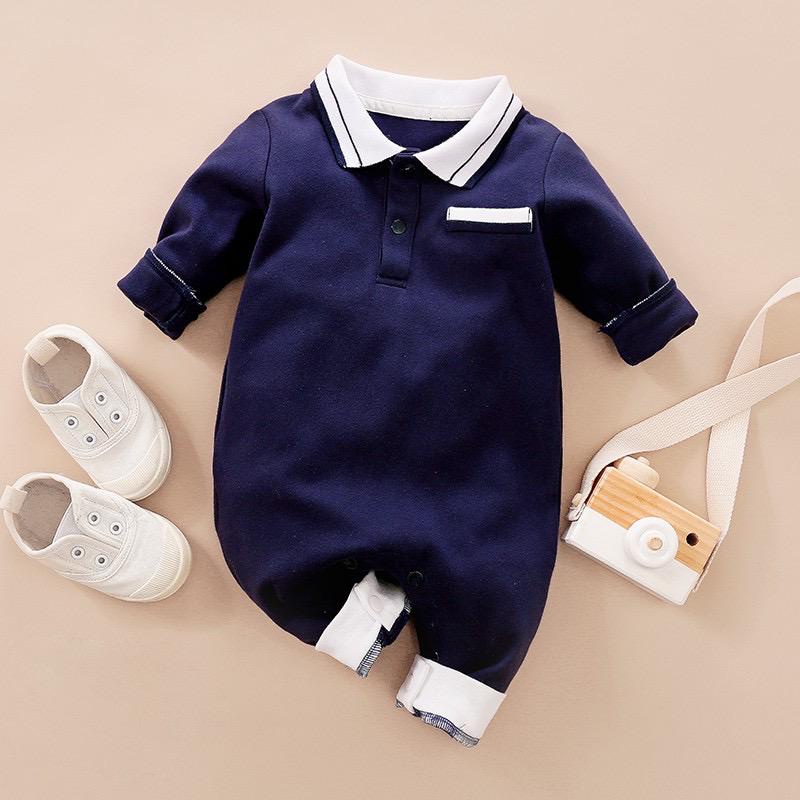 BabyGo Jumper Panjang Bayi Kerah /Sleepsuit Bayi Kerah / BISA COD