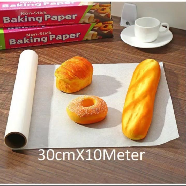 Baking Paper / Alas Kertas Roti Anti Lengket, panjang 5 meter