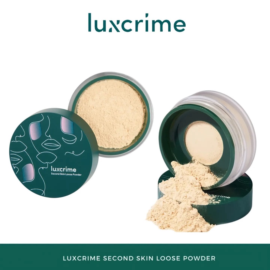 [LOOSE POWDER] LUXCRIME Second Skin Loose Powder | Banana | Translucent Light | Translucent Deep_Cerianti