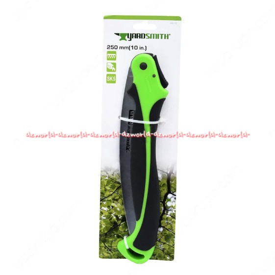 Yardsmith 250mm Pisau Lipat Otomatis Untuk Tanaman Pisau Taman Knife Foadable Green Hijau