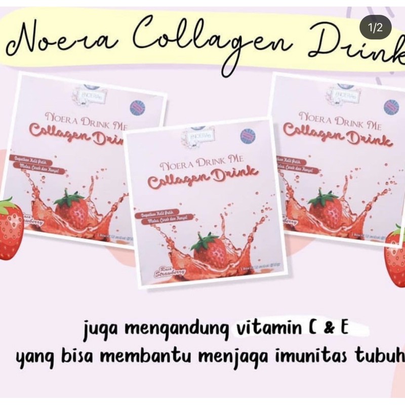 Noera Collagen Drink Noeraskincare - Suplemen Pemutih Kulit BPOM Noera Drink Me Collagen