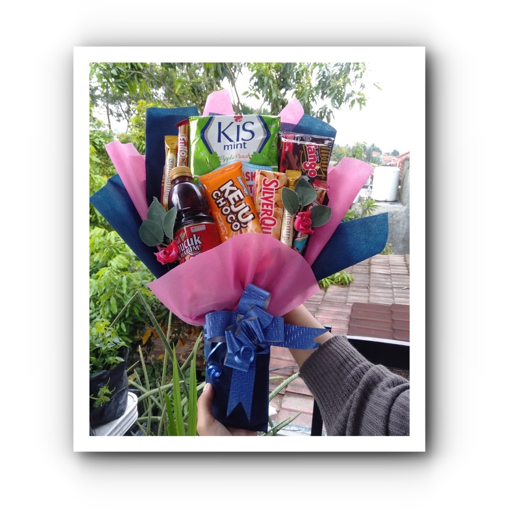 TERLARIS.. Buket BESAR KEREN PREMIUM /paket/bingkisan Snack Ulang Tahun/Ultah/ Wisuda/Kado/Hadiah Bu