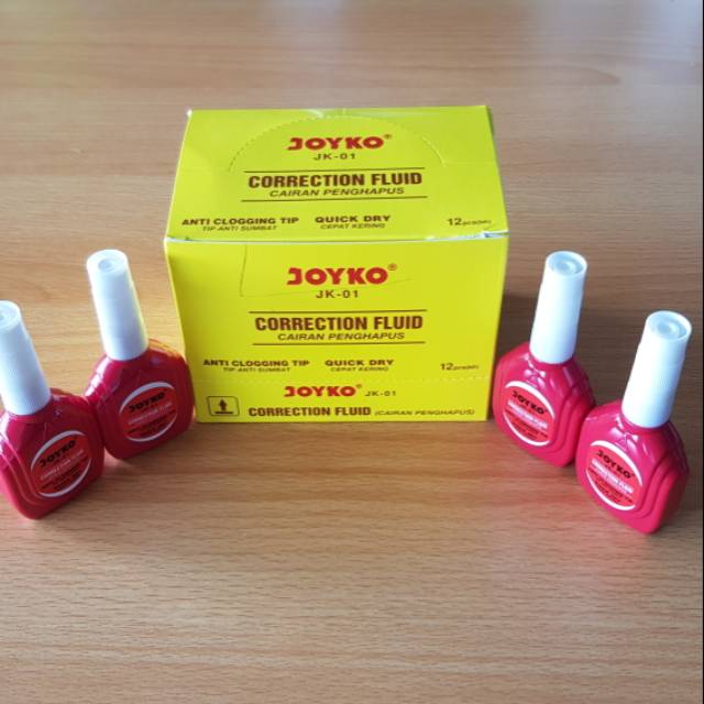 

Tip-Ex / Cairan Koreksi / Penghapus Cair Joyko JK-01