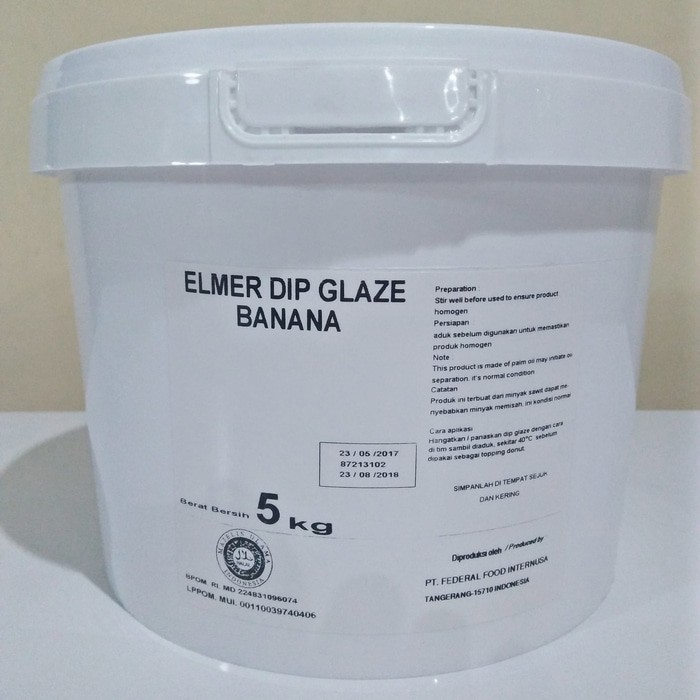 

Elmer Dip Glaze Banana 5kg 5 kg