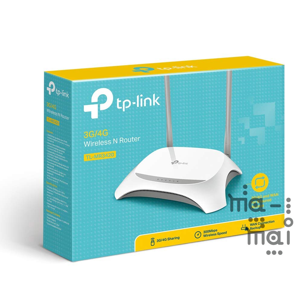 TP-Link 3G/3.75G Wireless N Router TL-MR3420 3G/3.75G Wireless Router