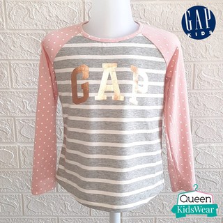 QUEEN KIDSWEAR Kaos Lengan Panjang Anak Perempuan Branded  