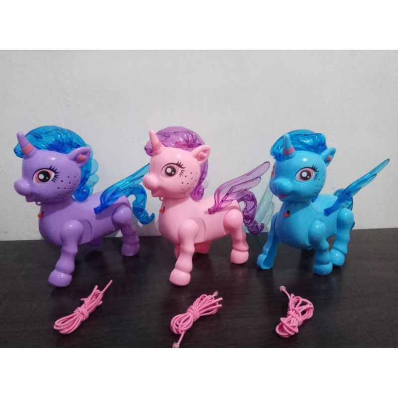 TERMURAH MAINAN ANAK KUDA PONI BISA JALAN DAN MUSIK 