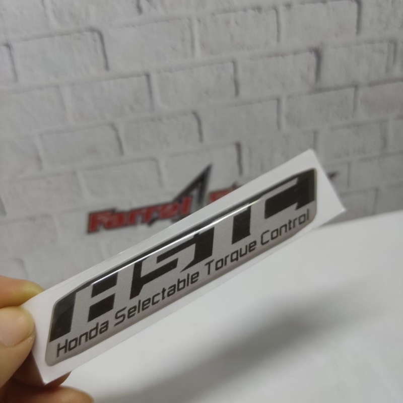 stiker visor windshield PCX  3d Sticker HSTC Timbul