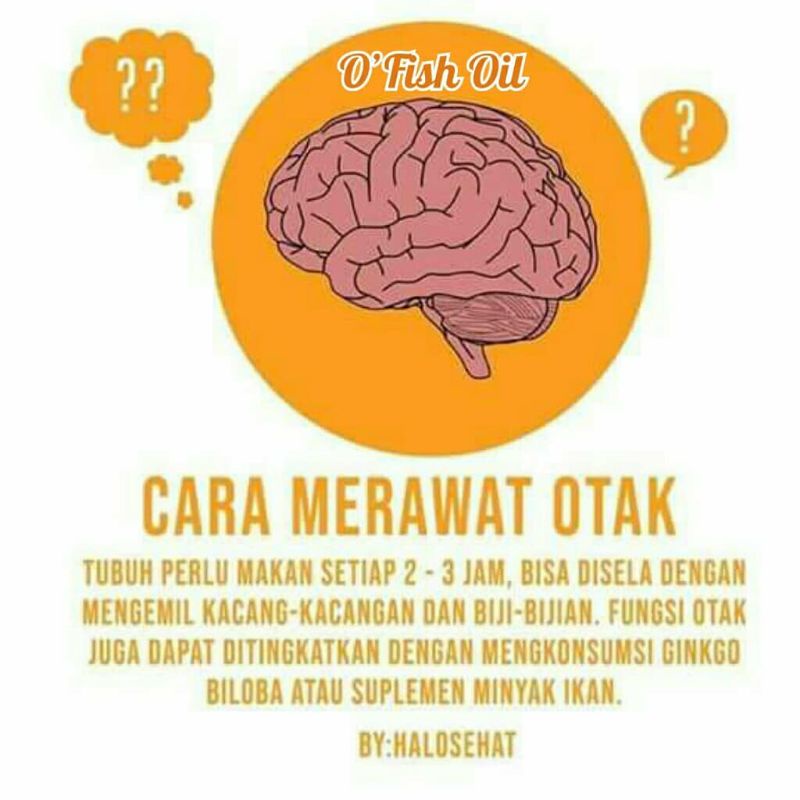 (ASLI ORIGINAL) O Fish Oil Minyak Ikan Salmon Penambah Nafsu Makan, Mencerdaskan, dan Menguatkan Imun Anak