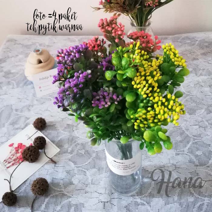 rumput artificial/rumput palsu dekorasi/rumput bunga plastik-2