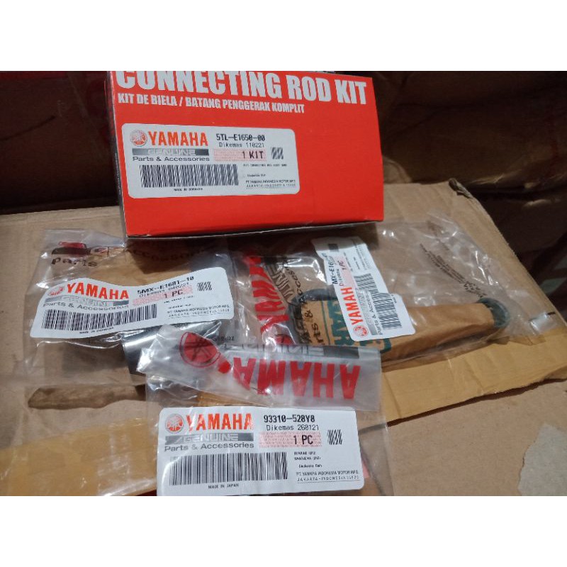 Original YGP Stang Seher Mio sporty Soul Fino Karbu Stang Piston set Laher Yamaha Mio Orisinil 5TL
