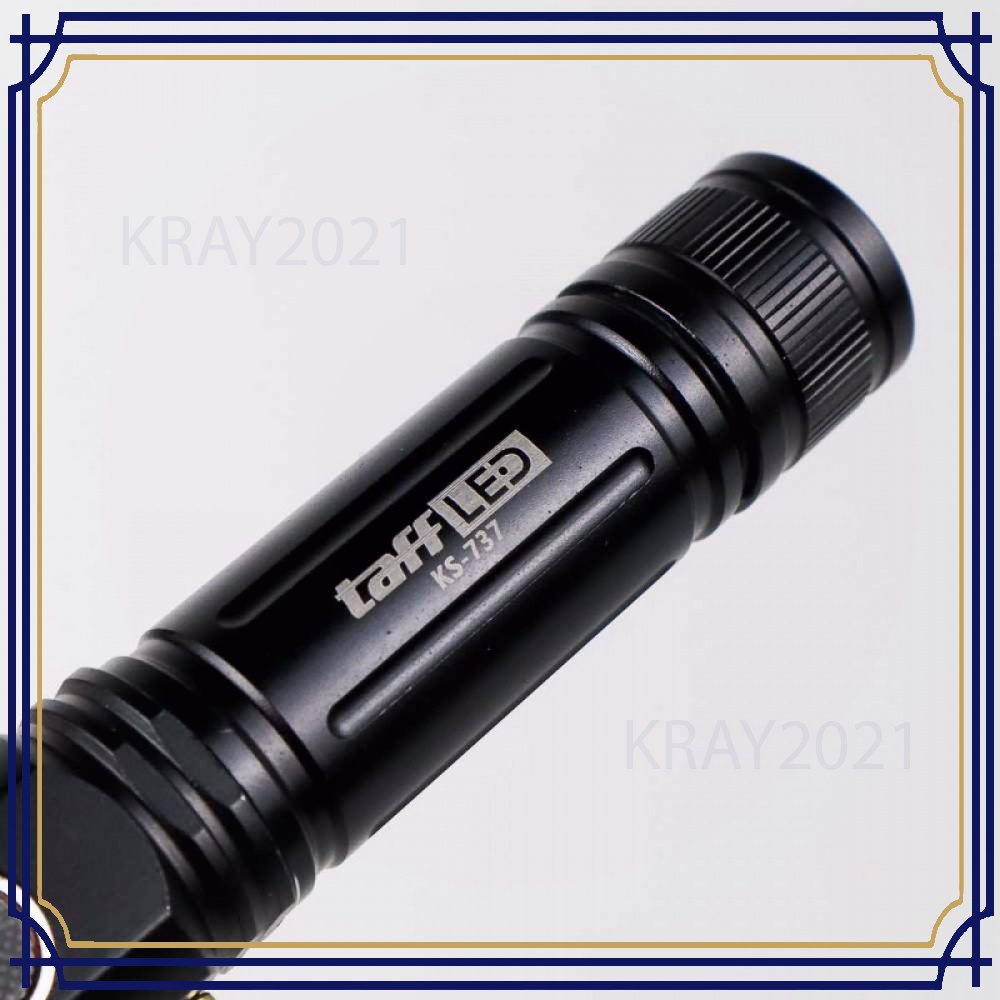 TaffLED Senter LED Telescopic Zoom Cree T6 + 2 x XPE 15000 Lm - KS-737