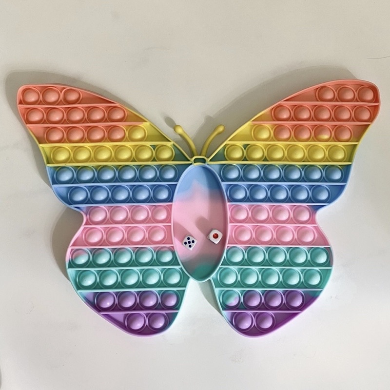 BEST SELLER POP IT KUPU KUPU BUTTERFLY bt21 lebah bee mickey among bts DADU DICE BONUS KELERENG SENS